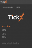 Direkte Navigation im TickX - TickX für Microsoft SharePoint