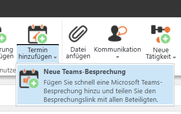 Microsoft Teams Integration im TickX